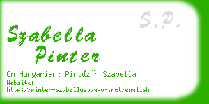 szabella pinter business card